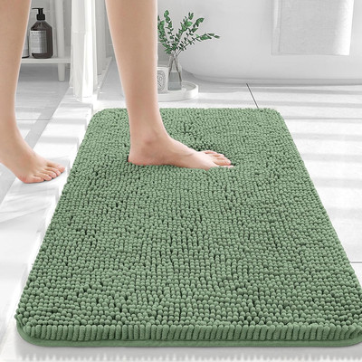 Bathroom Rugs Extra Soft Absorbent Chenille Bath Mats for Bathroom Floor