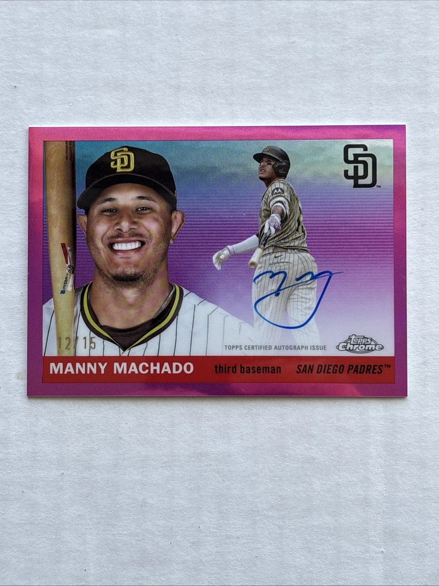 Manny Machado Autographed Baseball Sports Trading Cards 