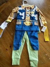 2 sets New Disney / Pixar Toy Story Boy 4-Piece Woody  Buzz Pajama Set 18 Month