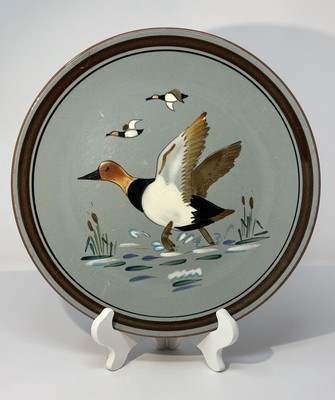 Stangl Pottery Mallard Duck Decorative Plate MCM Collectible Canvas Back  11 
