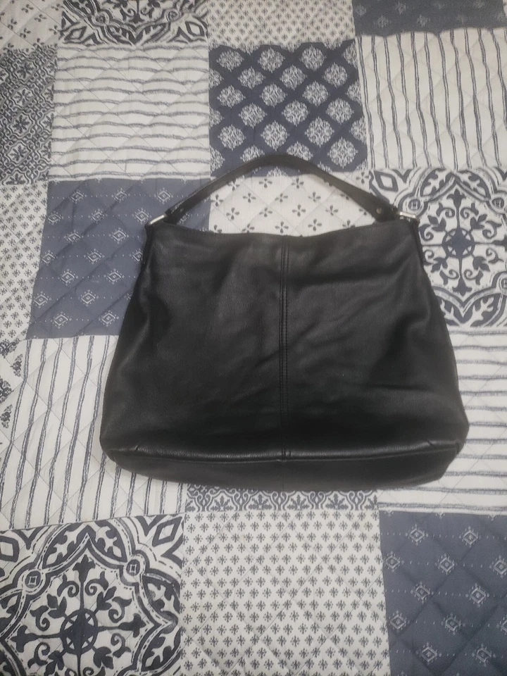 KOOBA Bolso de Cuero Negro Boho Bolso de Hombro Cartera  Foto 3 de 4