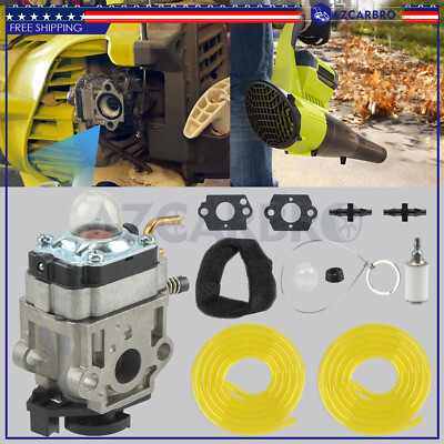 Cover A 25 Carburatore Completo Per Ryobi RY25AXB 25cc - Incluse Guarnizioni E Linea Carburante - Ricambio Per Ventilatori E Soffiatori Filtro Benzina Beverly 500 - Foto 6