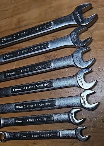 CRAFTSMAN USA Metric 12pt 7 Piece Combination Wrench Set 7-14mm - Picture 4 of 11