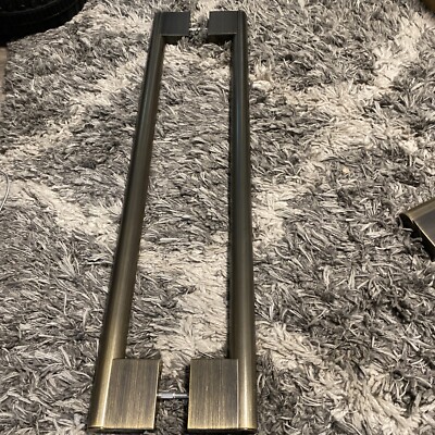 SCRATCHED Bella Architectural 30 Inch Door  Pull Handles (sb)