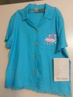 Oleg Cassini Weekend Collection Flamingo Shirt - Oleg Cassini Weekend Collection Flamingo Shirt -