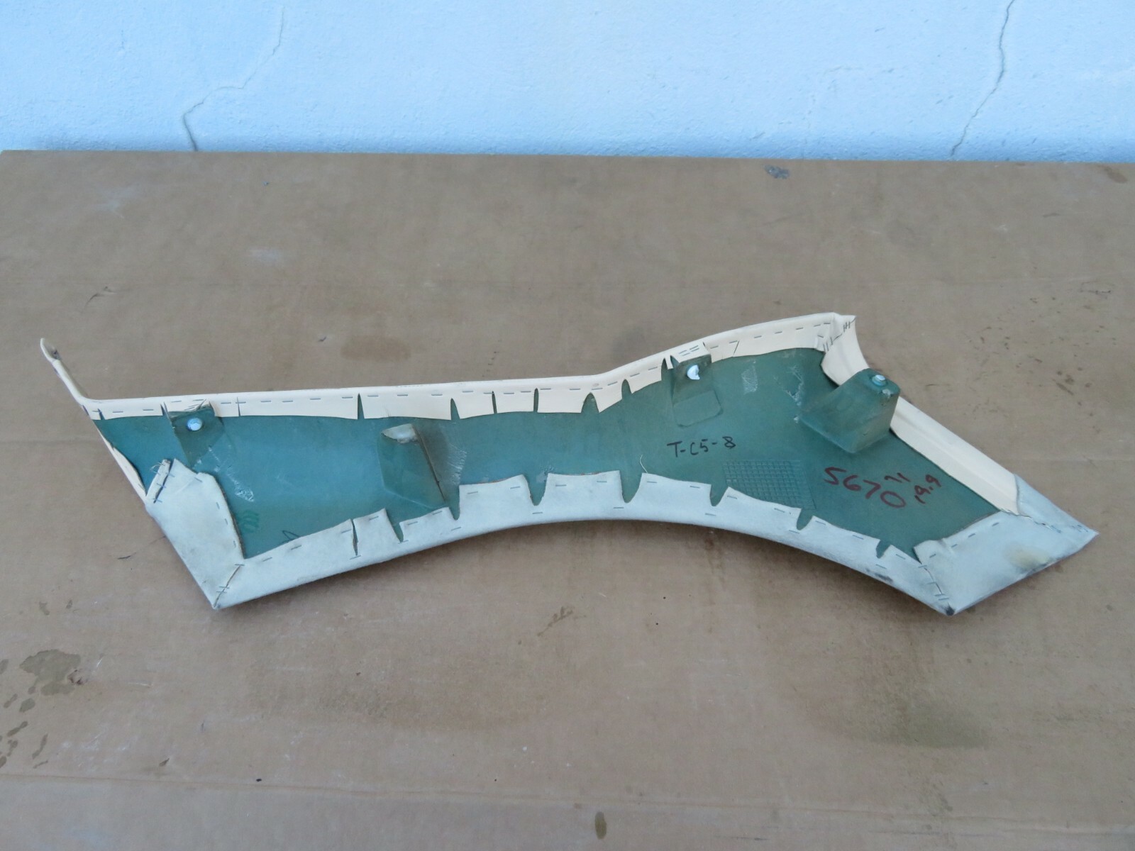 1999-2004 BENTLEY ARNAGE SEDAN LEFT DRIVER SIDE C PILLAR COVER PANEL TRIM OEM