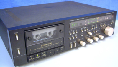 Harman/Kardon CD491 Cassette Deck Vintage 1984 Black 45W Japan