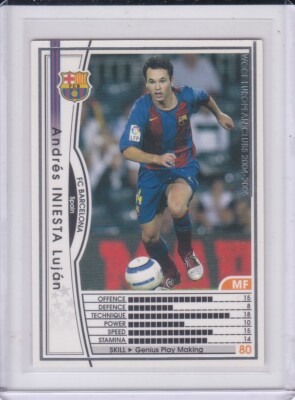 ENGLISH ver】2004-05 WCCF #187 ANDRES INIESTA RC FC BARCELONA