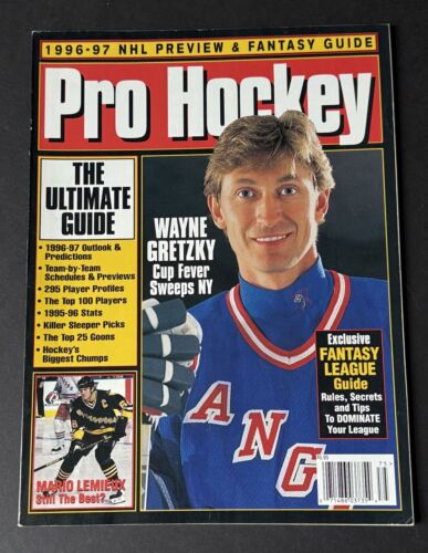 Pro Hockey Magazine 1996 97 Preview Fantasy Guide Gretzky NHL