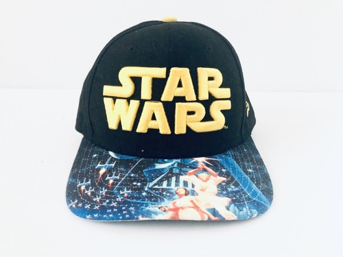 Yellow Printed Visor Snapback Cap 