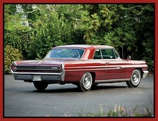 1962 Pontiac Grand Prix Maroon Toolbox - Refrigerator Magnet 42 Mil