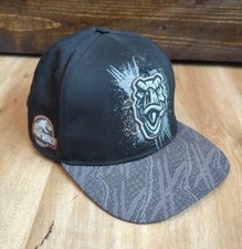 Jurassic World Park T-Rex Youth Hat OSFM Adjustable Snap Back  Black