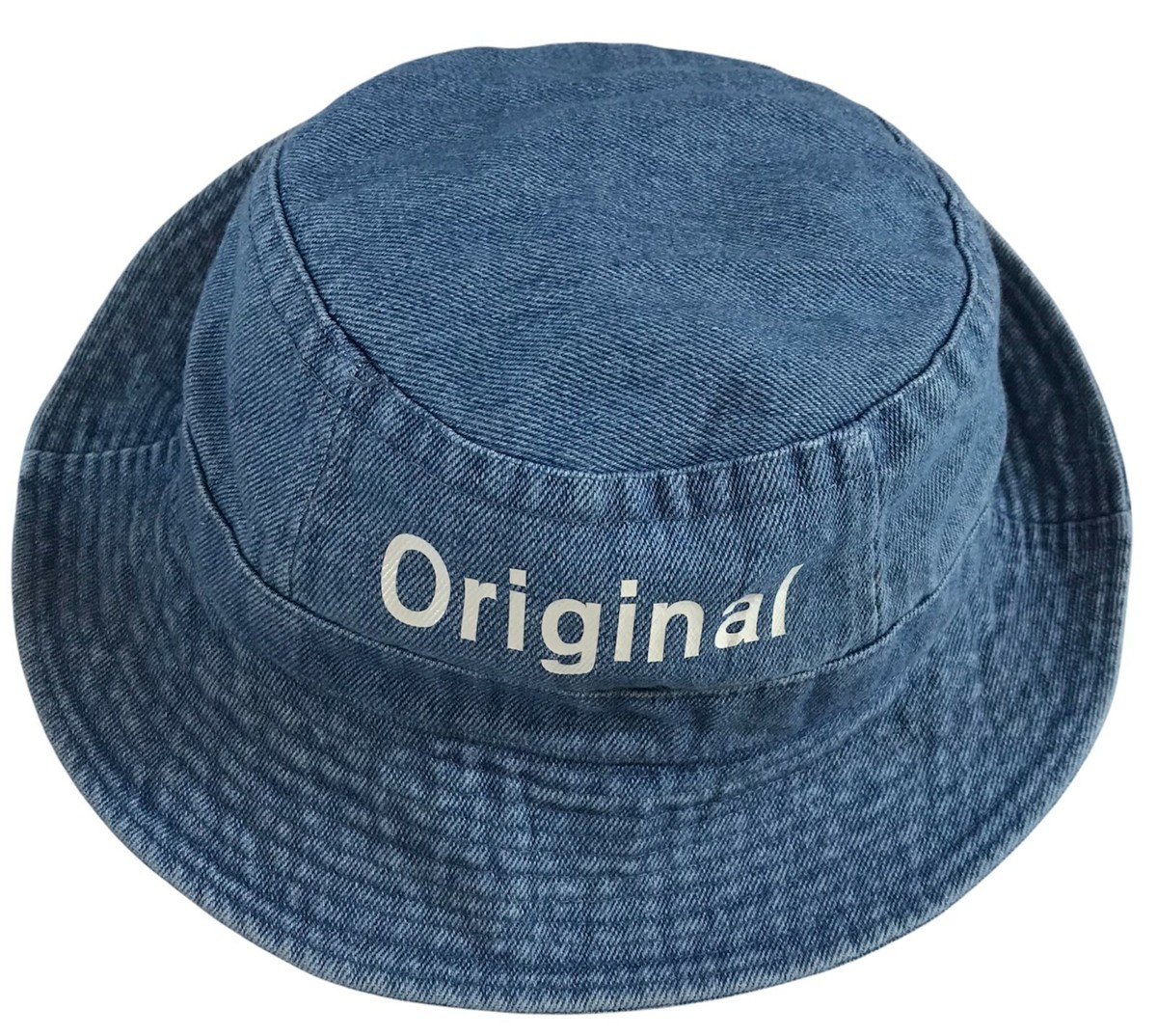 Original Blue Bucket Washed Denim Hat Size L/XL | eBay