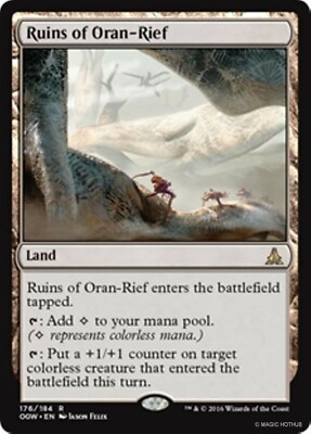 5XRUINS OF ORAN-RIEF Oath of the Gatewatch MTG Land Rare