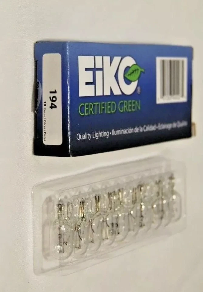 2 коробки Eiko 194 лампа в сборе Sidemarker коробка 10 каждый новый - Изображение 3 из 3