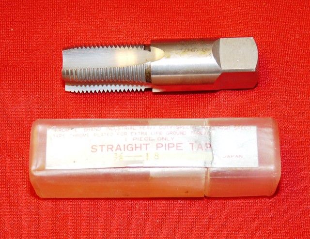 Buy 1/8"-27 Tap, Semi-Bottoming, 4 Flutes, High Speed Steel, TiN Tap Finish In C - Foto 7