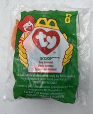 Ty Teenie Beanie Babies Scoop the Pelican #8 McDonalds Happy Meal Toy 1998