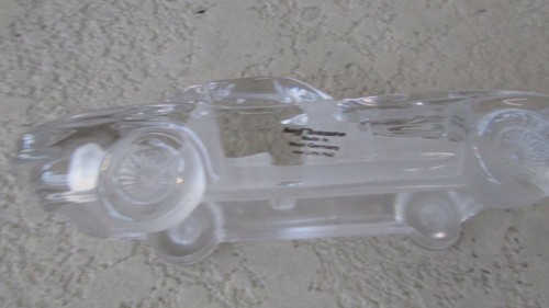 Hofbauer 24% Crystal glass 1963 Chevy Corvette 3 window coupe W. Germany 1980's - Picture 3 of 12