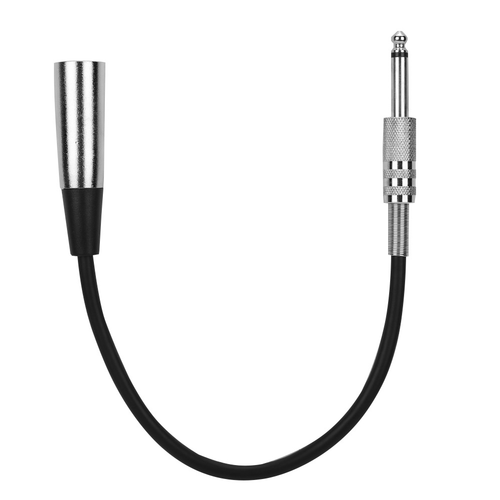 Recorder Plug 6.35mm Male To XLR Female Plug Cable For Mic Recorder Electric Guitar ...