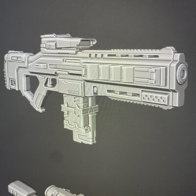 1/18 D42 Custom 3D Printed Razor a7X Tac Rifle AcidRain GIJoe JoyToy StarWars