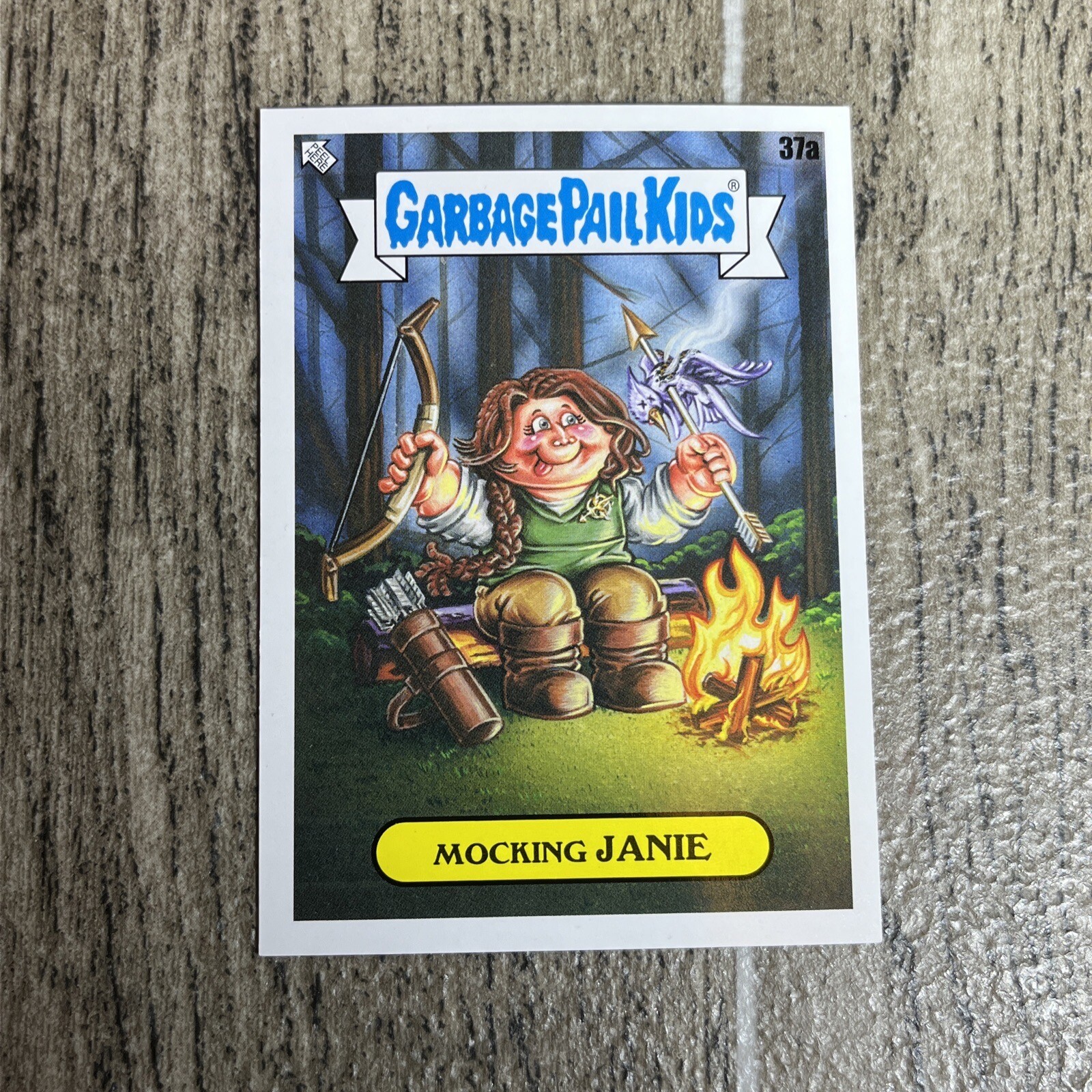 2022 Topps Garbage Pail Kids Book Worms #37a Mocking Jane front