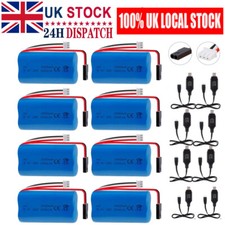 Rechargeable Lipo Battery 7.4V 2000mAh 2S 5500-2P plug with USB Cable for RC Car