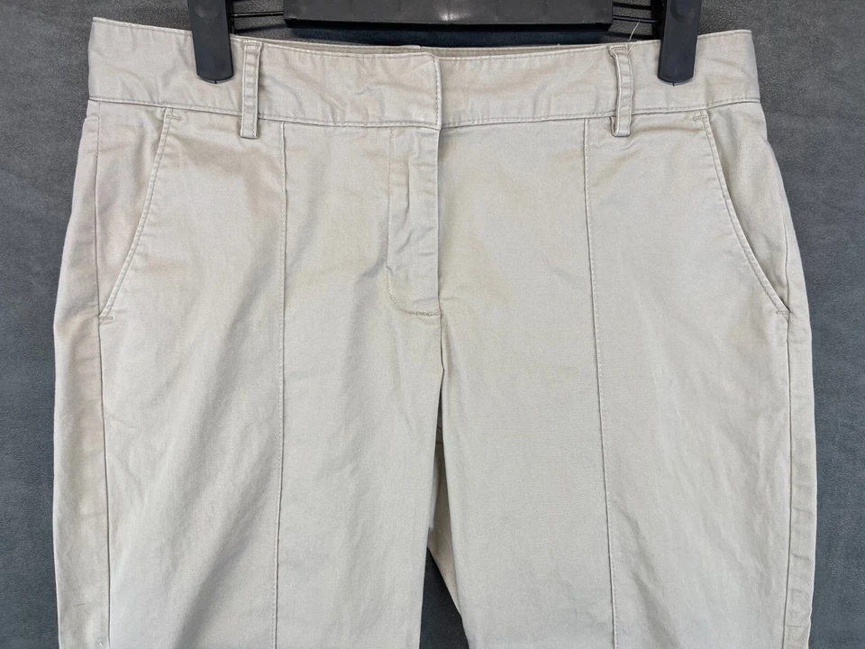 Vera Wang Khaki Capri Pants Simpy Vera - Womens Size 6 - Stretch Cropped (3060) - Image 3 of 4