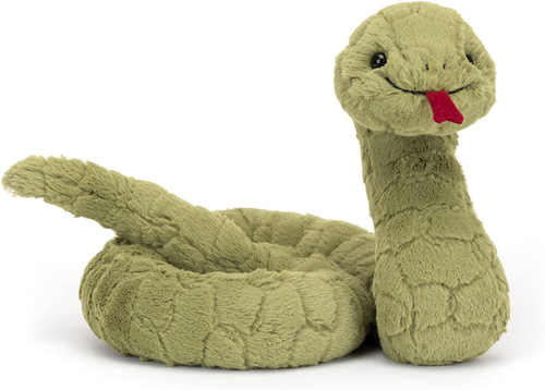 Jellycat Stevie Snake Stuffed Animal, 9.5 Inches - Reptile Plush Toy - Classic C - Picture 10 of 12