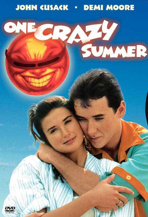 ONE CRAZY SUMMER Movie POSTER 27x40 B John Cusack Demi Moore