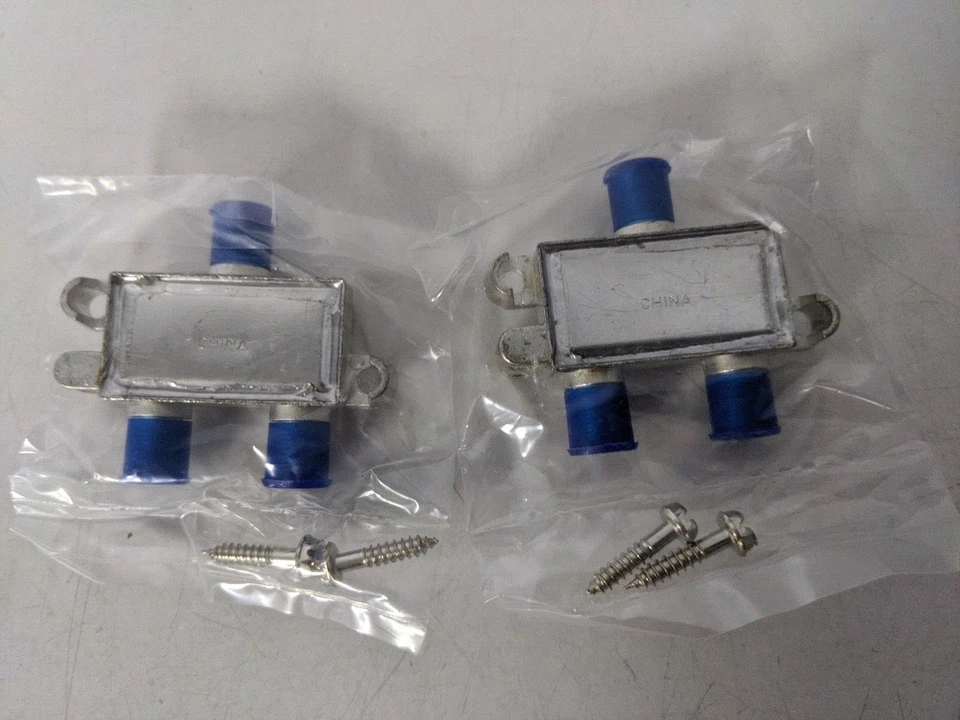 LOT OF 2 HOLLAND GHS-2FRC 2-WAY SPLITER 5-1000 MHz 3.5dB - Image 3 of 3