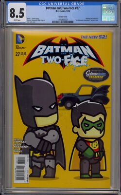 BATMAN AND ROBIN #27 - SCRIBBLENAUTS UNMASKED VARIANT - CGC 8.5