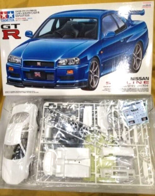 Tamiya 1/24 NISSAN Skyline GT-R Vspec R34 Sports Car Series No.210 Unused Japan