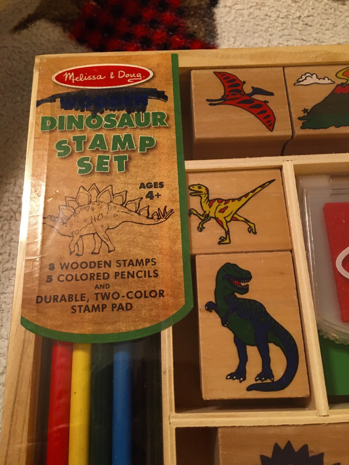 melissa and doug dinosaur stamp set