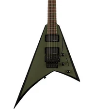 Jackson X Series Rhoads RRX24 Electric Guitar, Matte Army Drab/Black Bevels