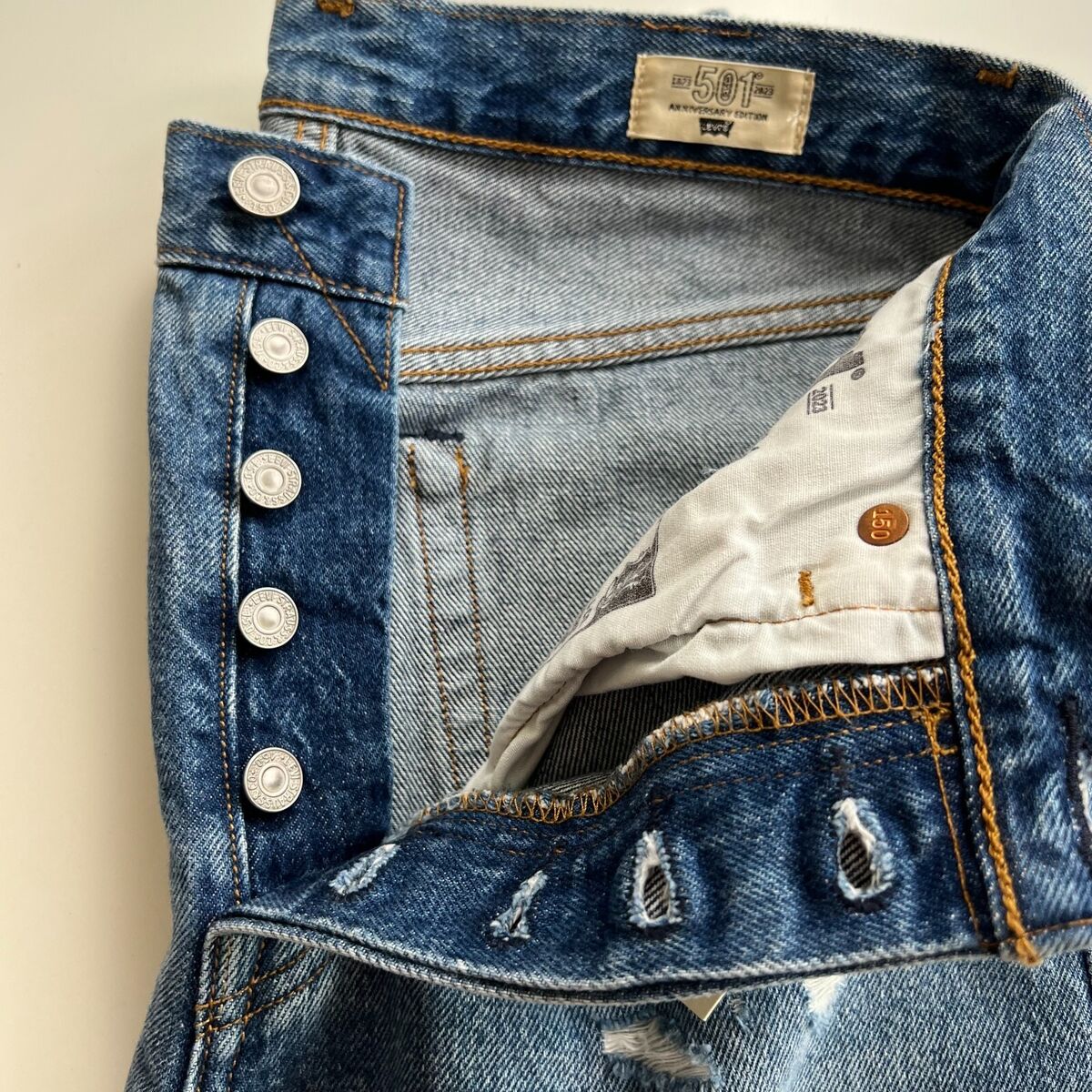Levi's 150th Anniversary Women 501 Original Fit Selvedge Levi's 150th Anniversary Women 501 Original Fit Selvedge