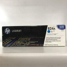 Genuine OEM HP 824A CB381A Cyan Toner LaserJet Cartridge - New Sealed