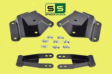4" Rear Drop (Hangers, Shackles) for 92-99 Suburban 1500 Tahoe Yukon 2WD 4 Door
