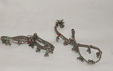 Indische Fu&szlig;kette Tanzkette hochwertig Versilbert L: ca.27 cm hochwertig...