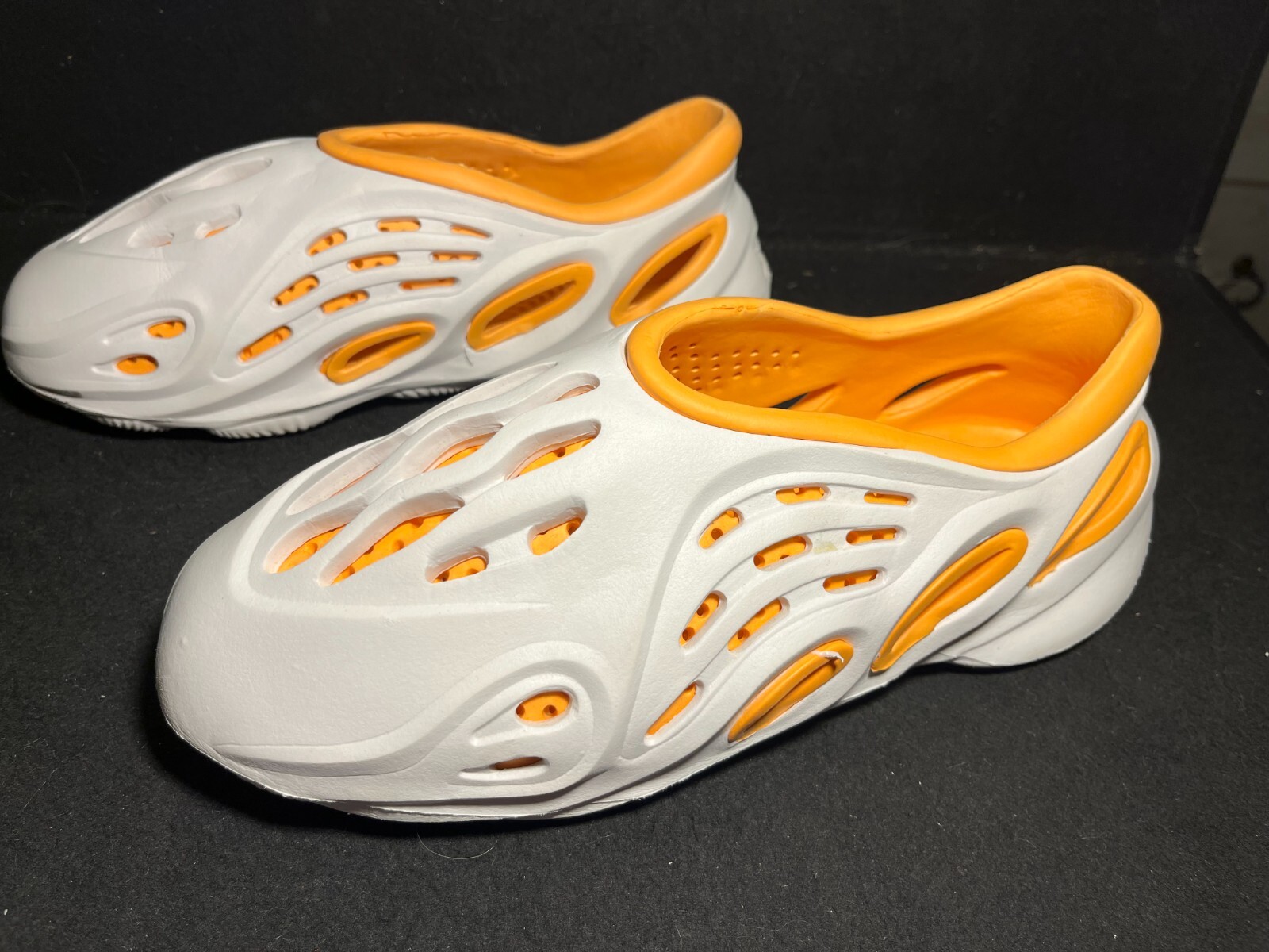 SAOLA Scarpe sportive uomo slip on mules sport acqua spiaggia bianco arancione taglia 13