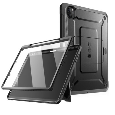 Supcase Coque Intégrale pour iPad Pro 12.9 Antichoc avec Béquille Noir