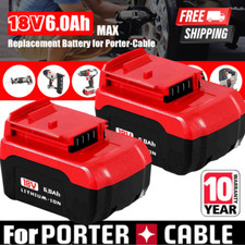 2PACK 18V Lithium Ion Battery FOR Porter Cable 18 Volt PC18B PC18BL PC18BLX Tool