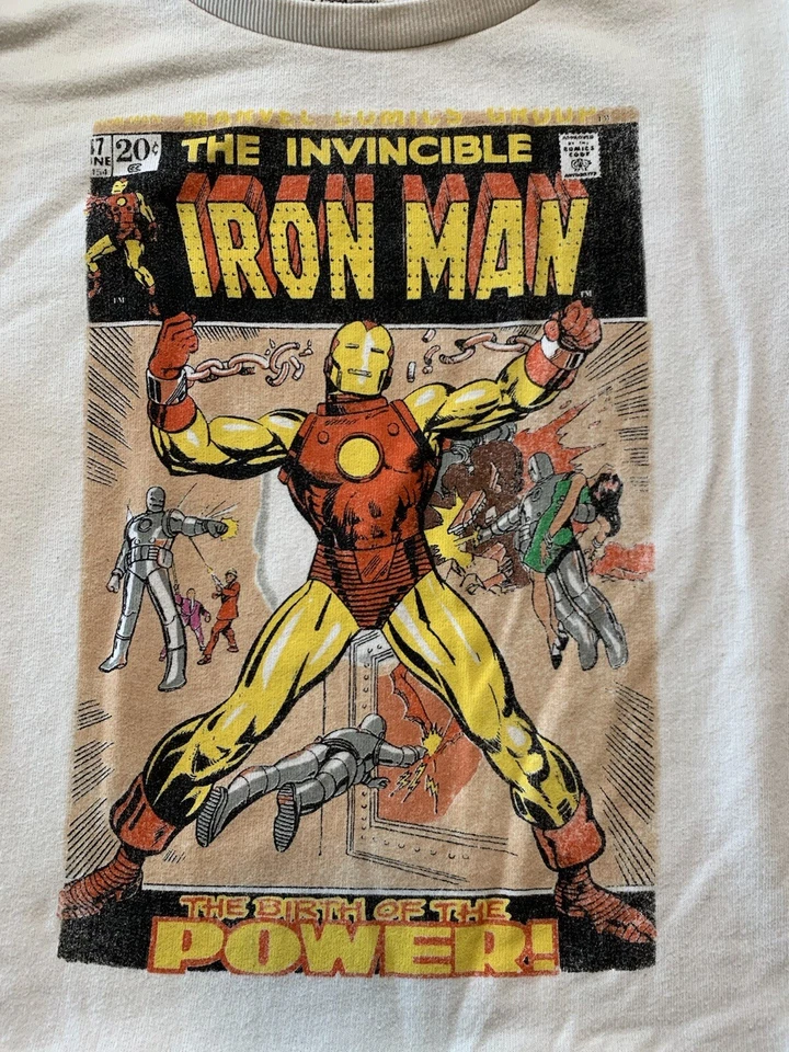 Sudadera Pullover Manga Larga Marvel Heroes 2012 Big Boy "Iron Man" L 14/16 Foto 2 de 4