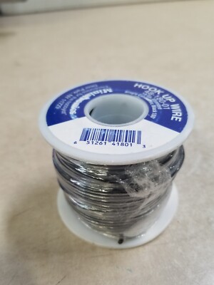 Miniatronics 18 Gauge Stranded Single Conductor Wire 100' 30m Black ...