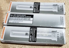 3 New Sylvania DULUX S/E 20318 841 Compact Fluorescent Bulbs CF13DS/E/841 GX7