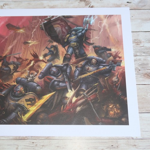 Impresiones artísticas Games Workshop 2018 Store Anniversary Warhammer 40K Age of Sigmar x 4 - Imagen 15 de 22