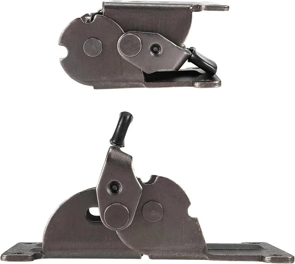 Sujetador con soporte de bisagra plegable autobloqueante de 4 piezas, 0-90-180 grados Foto 3 de 4