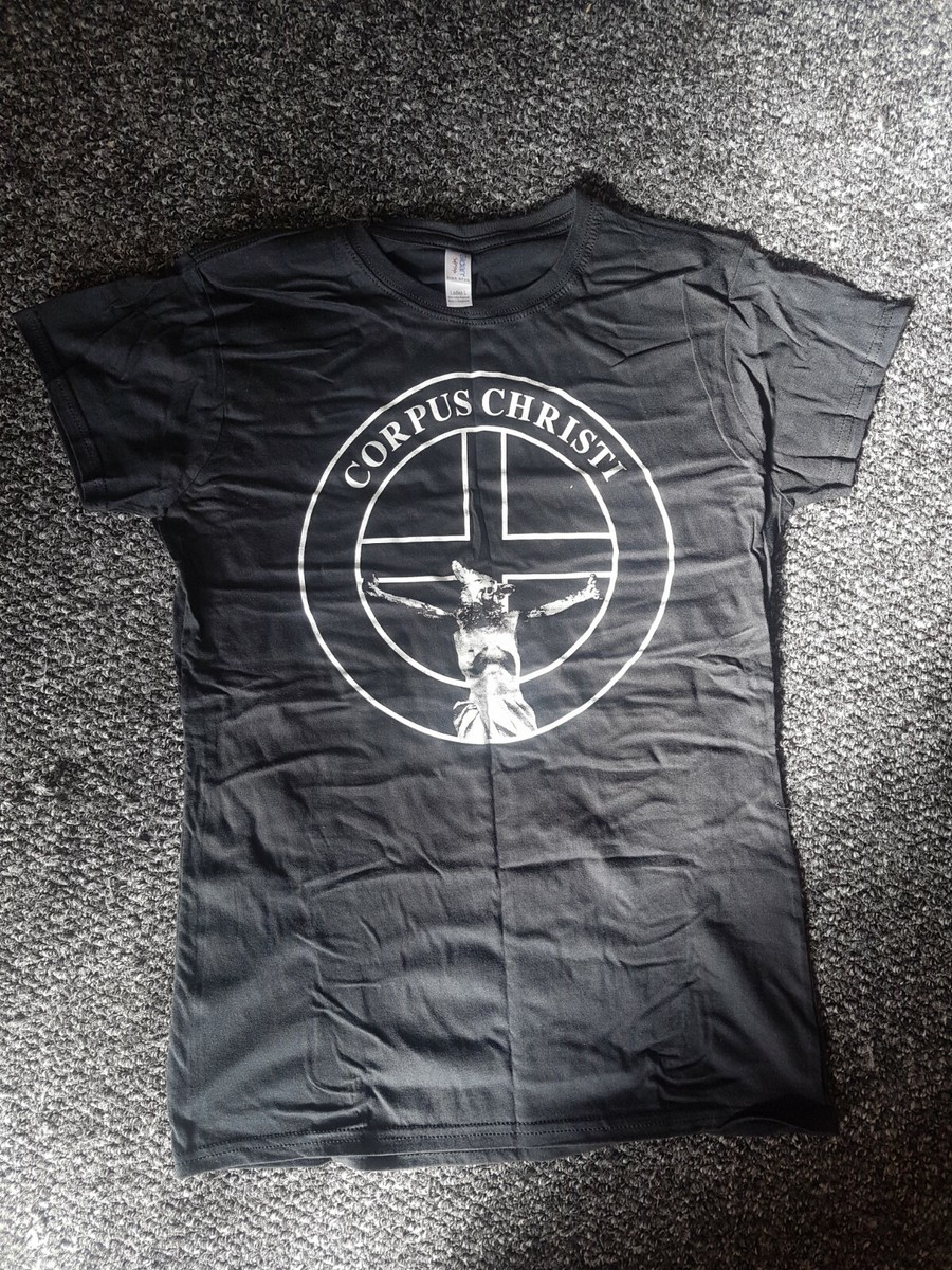 Crass Corpus Christi Records T Shirt Ladies Large Punk