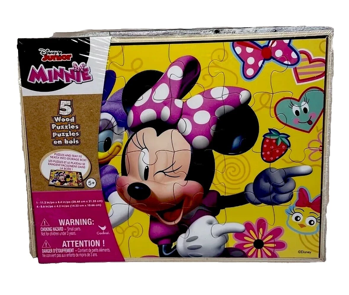 Mickey Mouse y sus Amigos rompecabezas de madera de 3-4 años