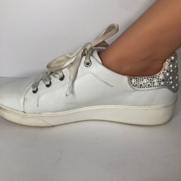 12M Naturalizer Morrison Solid White Rhinestones … - image 5