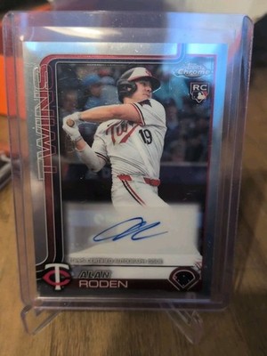 Alan Roden 2025 Topps Chrome Update Series RC Auto #AC-AR Minnesota Twins